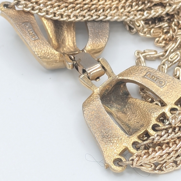 Vintage ART Statement Multi Chain Two Piece Set - Picture 8 of 12